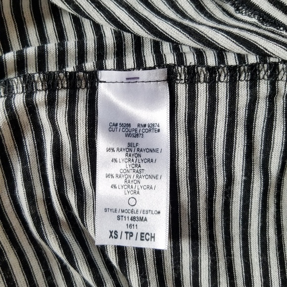 SPLENDID One Shoulder Striped Ruffle Top - Picture 7 of 8